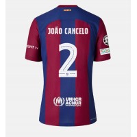 Koszulka piłkarska Barcelona Joao Cancelo #2 Strój Domowy 2023-24 tanio Krótki Rękaw